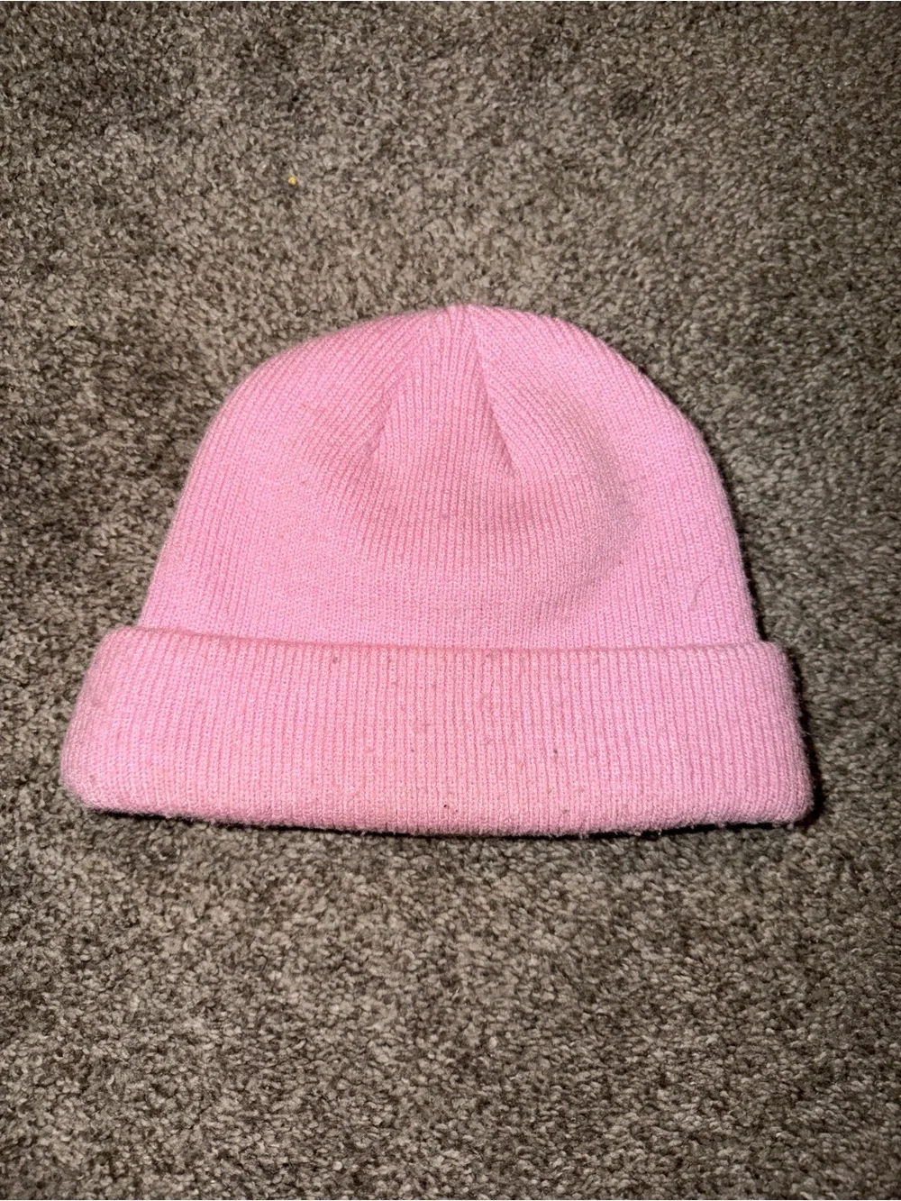 ALO Yoga Kids Lilac Knit Beanie with Folded Cuff